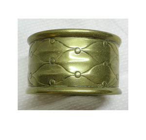 แหวนผ้าเช็ดปากทองเหลืองดูหรูหรา ของตกแต่งบ้าน ที่วางผ้าเช็ดปากร้านอาหาร คุณภาพสูง ราคาถูก - Product Image 2