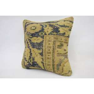 Vintage Pattern 12x12 Inch Beige Wool Kantha Mosaic Paisley Paneled Grape Patchwork <b>Pillow</b> Woven Technique - Product Image 3