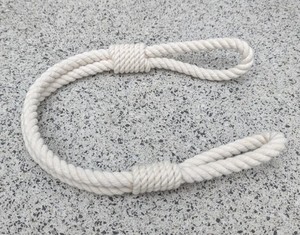 Sujetador de Cortina de Algodón Blanco, Tejido a Mano, Suave, para Estilo Moderno - Product Image 3