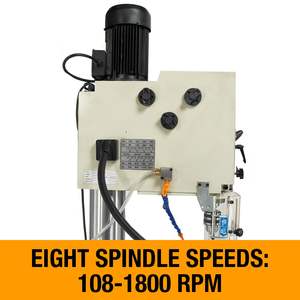 Taladro de Banco de 26 Pulgadas con Transmisión por Engranajes, 3 HP, 220V, 3 Fases, Modelo DP-1500G - Product Image 5