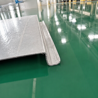 Plancher en métal composite, plancher en acier résistant au feu sans coulage de béton pour la construction de bâtiments préfabriqués modulaires