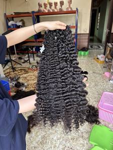 Vendeurs de cheveux bouclés birmans crus naturels chauds Cheveux vierges bouclés birmans de haute qualité - Product Image 6