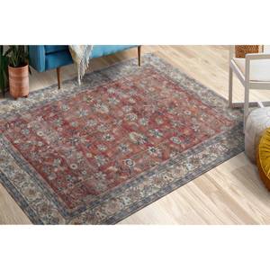 Floral Pattern Printed <b>Rug</b>, Turkish Vintage Style Small Entryway <b>Rug</b>,<b>Chenille</b> <b>Rug</b> - Product Image 2