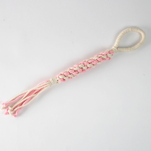 Juguete de cuerda de algodón con asa de lazo para perros, ideal para juegos de traer y lanzar, construcción resistente tejida en Vietnam - Product Image 3