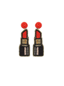 Pendientes de Oro Hechos a Mano de Primera Calidad, Pendientes Colgantes con Cuentas Bordadas de Hiba Enterprises para el Año Nuevo, Acabado Elegante, Toque Moderno - Product Image 5