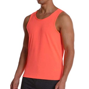 เสื้อกล้ามสำหรับผู้ชายเสื้อใส่ออกกำลังแขนกุดผ้าฝ้ายพิมพ์โลโก้ขนาดใหญ่พิเศษสำหรับยิมของผู้ชาย - Product Image 1