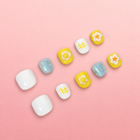 Faux ongles faits à la main, moins chers en gros, designs variés, emballage personnalisé, ODM, ongles à coller, durables, livraison internationale