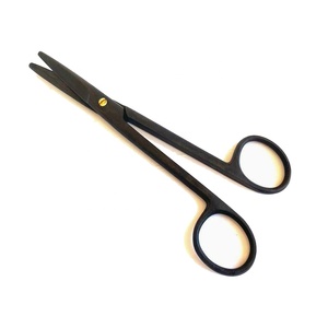 Tijeras Quirúrgicas Mayo de Acero Inoxidable Alemán con Recubrimiento Negro de MEDIHEAL SURGICAL CORPORATION, de la Mejor Calidad, Rectas, 16 cm, Clase I - Product Image 4