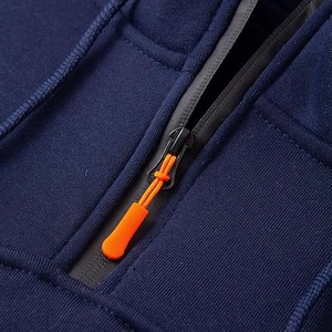 Sudaderas con Capucha de Algodón de Alta Calidad para Hombre, con Cierre de Cremallera de un Cuarto, Diseño Estampado, Gruesas - Product Image 5