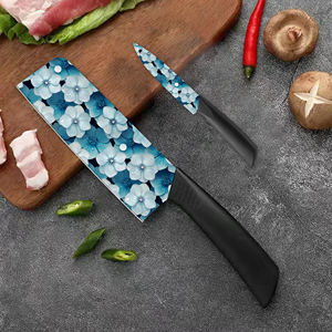 Juego de 7 Cuchillos de Cocina de Cerámica, Nuevos, Suministro al por Mayor, Entrega Rápida, Dropshipping para eBay y Shopify, Mango de Plástico - Product Image 3