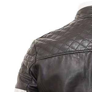 Chaqueta de cuero de calle alta para hombre-Prendas de abrigo transpirables impermeables para uso diario Diseño casual elegante con opción de logotipo frontal - Product Image 4