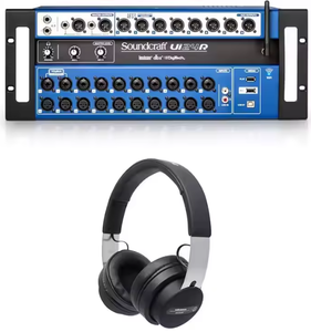 Meilleur nouveau mixeur numérique 16 canaux Ui 2 4R avec enregistreur USB multipistes, contrôle sans fil, son surround et alimentation par batterie - Product Image 1