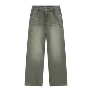 Pantalones Vaqueros Negros de Algodón 100%, Estilo Urbano, Bordado Personalizado, Estilo Urbano, Pantalones Vaqueros Casuales de Pierna Recta Ajustados y Elásticos para Hombre - Product Image 5