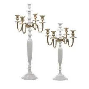 Bougeoir vintage en métal bougeoir décoratif festif pour mariage, vaisselle, bougeoir à bas prix - Product Image 3