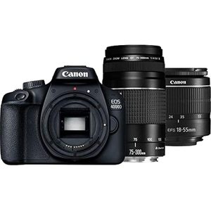 ชุดกล้องถ่ายภาพระดับมืออาชีพ กล้องดิจิตอล SLR พร้อมเลนส์ 18-55 มม. และ 75-300 มม. เซ็นเซอร์ CMOS กล้อง DSLR ราคาประหยัด - Product Image 5