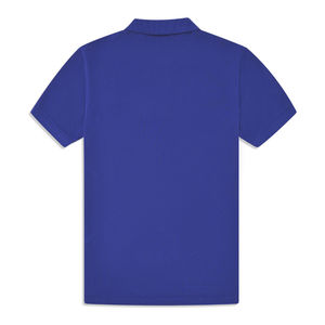 100% algodón de alta calidad respetuoso con el medio ambiente patrón sólido E azul Piqué bordado para Polo camisa tela hombres Casual para Polo camisa - Product Image 4