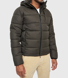 Chaqueta de Invierno de Alta Calidad para Hombre, Manga Larga, Acolchada, con Bloque de Forro Polar Personalizado, Chaqueta de Invierno al por Mayor para Hombre - Product Image 3
