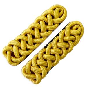 Hombreras Uniforme Dorado Cordón Trenzado Hombrera Miembro del Servicio de Alta Calidad Hombreras - Product Image 2