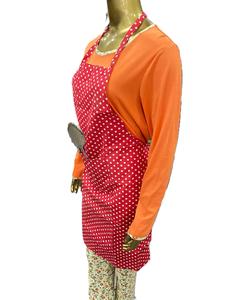 Tamaños personalizados de alta calidad, delantal estampado de algodón sin mangas, logotipo, tela de lino, cocina, jardín, limpieza, Fabricante Mayorista - Product Image 4