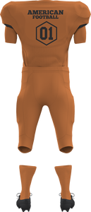 Custom Made Full Set of Breathable Tackle Twill Sublimated American <b>Football</b> Jerseys Plus Size Players' Short Sleeves Uniforms - Product Image 6