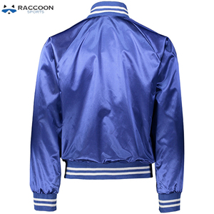 Veste de baseball en satin respirant Offre Spéciale pour adultes dernier style avec toile de meilleure qualité de sport de raton laveur pour les vêtements d'hiver - Product Image 2