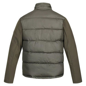 Chaqueta de exterior acolchada transpirable de alta calidad para fabricante de patrón sólido de invierno al por mayor - Product Image 3