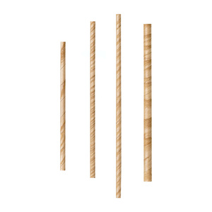 <strong>Tethys</strong> Best Selling Eco-friendly 7 X 210mm Kraft Paper Straw Drinkware Household Customizable - Product Image 1