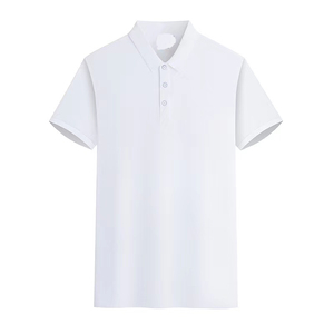 Nouvelle chemise pour homme en coton 100% tricoté anti-rides, à manches courtes, coupe ajustée, grande taille, pour l'été - Product Image 4