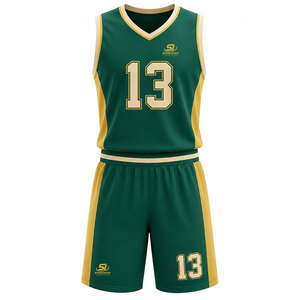 Vente directe d'usine, uniforme de basket-ball en gros, logo imprimé personnalisé de haute qualité, nom, taille adulte, 100% polyester - Product Image 2