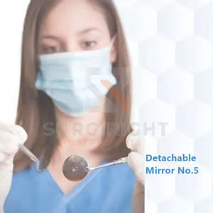 Miroir d'inspection dentaire électrique en acier inoxydable avec poignée ergonomique et 3 positions, couleur personnalisée, vente en gros - Product Image 4