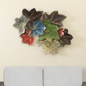 Multi <b>Leaf</b> High Quality Home <b>Decor</b> Metal <b>Wall</b> Hanging Good Looking <b>Wall</b> <b>Decor</b> Color-Changing Feature - Product Image 1