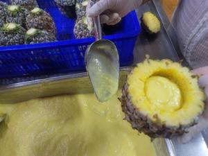 ไอศกรีมหน้าสดชื่น iqf เกาหลีเพียร์แอปเปิ้ลเชอร์เบทสับปะรดเชอร์เบทไอศกรีมสับปะรดจากเวียดนาม - Product Image 5