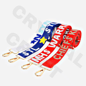 CRYSTAL CRAFT Lentejuelas Correa de monedero con cuentas de cristal Color personalizado Tamaño personalizado Estilo indio Logotipo personalizado Aceptar personalizado - Product Image 5