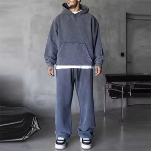 Conjunto de Chándal Personalizado con Estampado Lavado, Sudadera con Capucha y Pantalones Deportivos, 600 GSM, Conjunto de Chándal para Hombre de 2 Piezas, Process Impex - Product Image 1