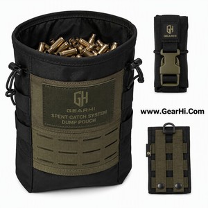 Gearhi กระเป๋าไนลอนแบบคาด1000D, กระเป๋าไนลอนกันน้ำพับได้ Molle สายรัดปรับระดับได้ - Product Image 2