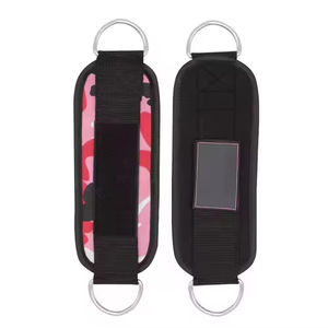 สายรัดข้อเท้าออกกำลังกายกันน้ำพร้อมการป้องกันสำหรับเครื่องเคเบิ้ลสายรัด D-ring แบบคู่-รองรับสำหรับทุกเพศ - Product Image 6