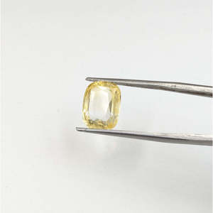 Zafiro Amarillo Natural, Gema Suelta, Facetada, Rectangular, 9x11mm, Peridoto Brillia - Product Image 1