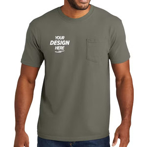 T-shirt imprimé à manches courtes pour homme, col rond, coupe classique, léger, respirant, séchage rapide, épaules tombantes, en polyester/coton, vente en gros - Product Image 1