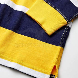 Camiseta de rugby personalizada de alta calidad para hombres, ropa deportiva fabricada en fábrica para adultos, talla grande, transpirable, de punto, Color personalizado - Product Image 3