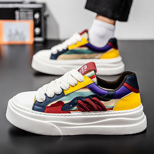 Zapatillas de Moda Bajas para Hombre, Verano 2025, con Plataforma, para Estudiantes, Deportivas, para Caminar, con Amortiguación de Malla y Aire, Suaves - Product Image 5