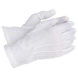 Guantes de Algodón Blancos Personalizados para Damas, con Símbolo Masónico, para Limpieza - Product Image 3
