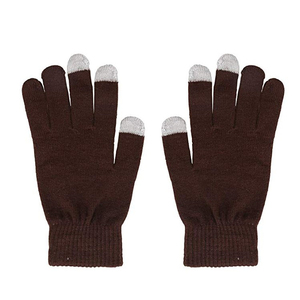 2025 gants tricotés acryliques chauds mitaines à écran tactile pour le ski d'hiver en plein air et vêtements décontractés quotidiens - Product Image 4