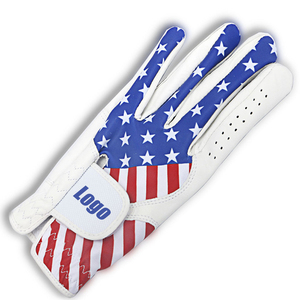 Guantes de Golf con Estampado de la Bandera Americana - Product Image 1