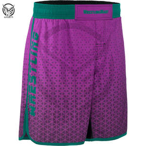 กางเกงมวยปล้ำทีมแบบกำหนดเอง กางเกงฝึกซ้อม กางเกงกราปลิง พิมพ์ลายแบบซับลิเมชั่นตามสั่ง กางเกงรัดรูปสำหรับผู้ชาย - Product Image 3