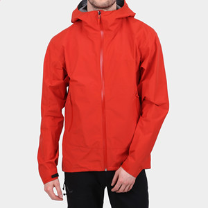 Veste coupe-vent rouge pour homme d'extérieur, imperméable, à capuche personnalisée, veste de golf pour l'automne et l'hiver - Product Image 2