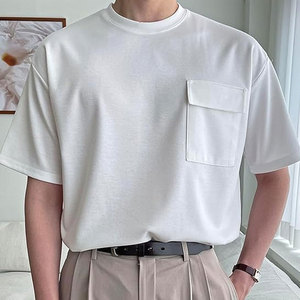 Vente en gros de t-shirt surdimensionné de créateur Streetwear pour hommes t-shirt surdimensionné en coton avec logo personnalisé t-shirts surdimensionnés grande taille - Product Image 5