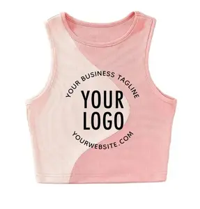 Women's Tank Tops For Gym Active Wear Custom Workout Breathable Training Sports sleeveless O-neck Tank Top