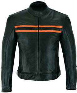 Blouson de moto unisexe en cuir coupe-vent de qualité supérieure 2026, style motard classique, toutes saisons, production sur mesure en gros - Product Image 5