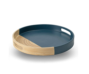 Plato de bambú hilado no tóxico, hilado cuenco de bambú con diseño personalizado, tamaño de color - Product Image 1