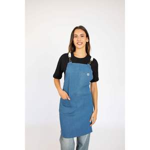 Delantal de mezclilla blanco Stone Wash Workwear - Product Image 1